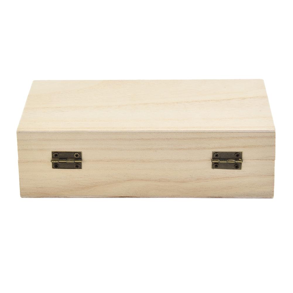 20*10*6cm Storage Box Metal Retro Buckle Rectangular