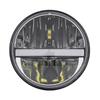 7” LED Headlight for Harley, Wrangler, Hummer H2 with High/Low Beam & White/Amber Turn Signal