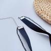 Dark Gothy-style black velvet belt, chain, tassel, star pendant, choker collar, neckband, necklace, women's accessories