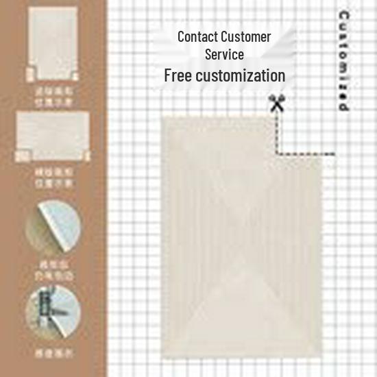 Customizable Luxury Balcony & Bay Window Mat 2025 - Thickened, Fixed, Cartoon Design, Master Bedroom Use