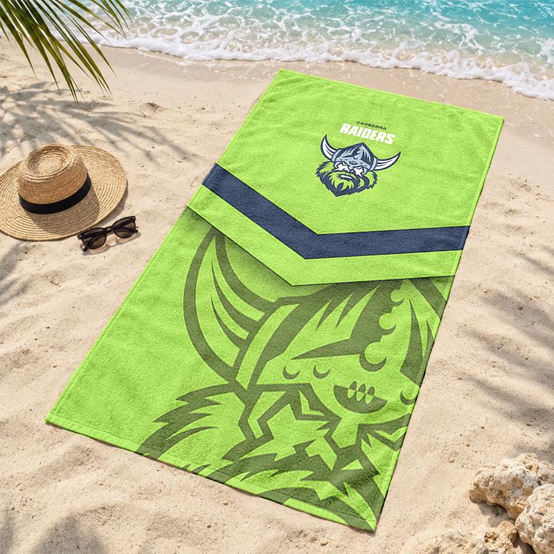 Canberra United Microfiber Beach Towel Quick Dry Sand Free Lightweight Beach Towels for Travel Swimming Camping