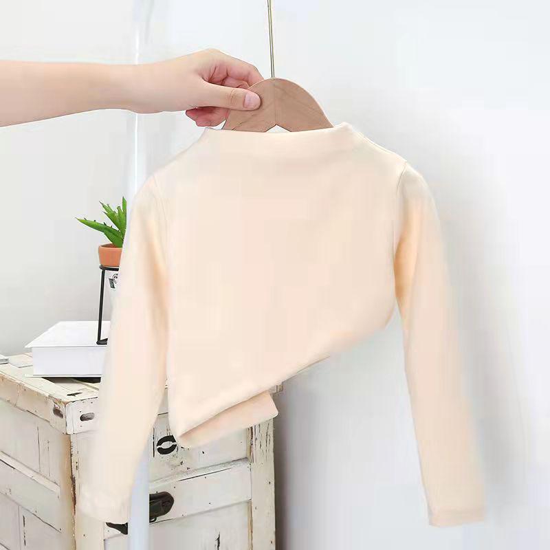 2023 Trendy Long-Sleeve T-Shirt for Kids: Boys' & Girls' Fashionable Innerwear