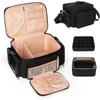 Multi-function Nail Polish Storage Bag Removable Holds 42+ Bottles Nail Lamp Nail Polish Organizer Case Inner Pouch