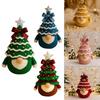 Christmas Crochet Kit DIY Crochet Knitting Material Kit DIY Craft Knitting Christmas Tree Gnome Kit Gnomes Holiday Craft Kits