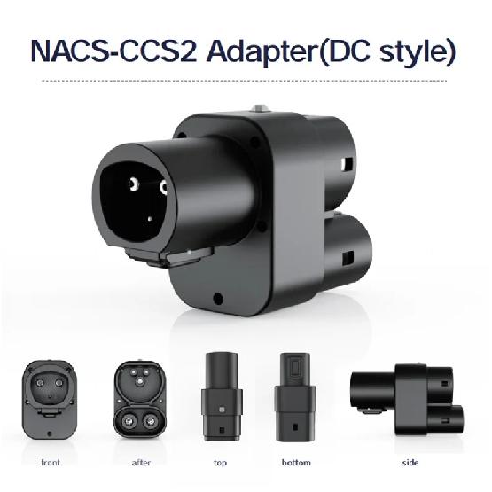 NACS To CCS2 EV Adapter Super Charger 250KW 1000V Combo 2 Charging Connector DC Fast Electric Car Charger For Tesla To CCS2