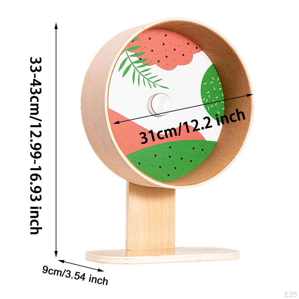 Žiurkėno pratimo rato bėgikas dvigubi guoliai, su reguliuojamu stovu, mažas gyvūnas
