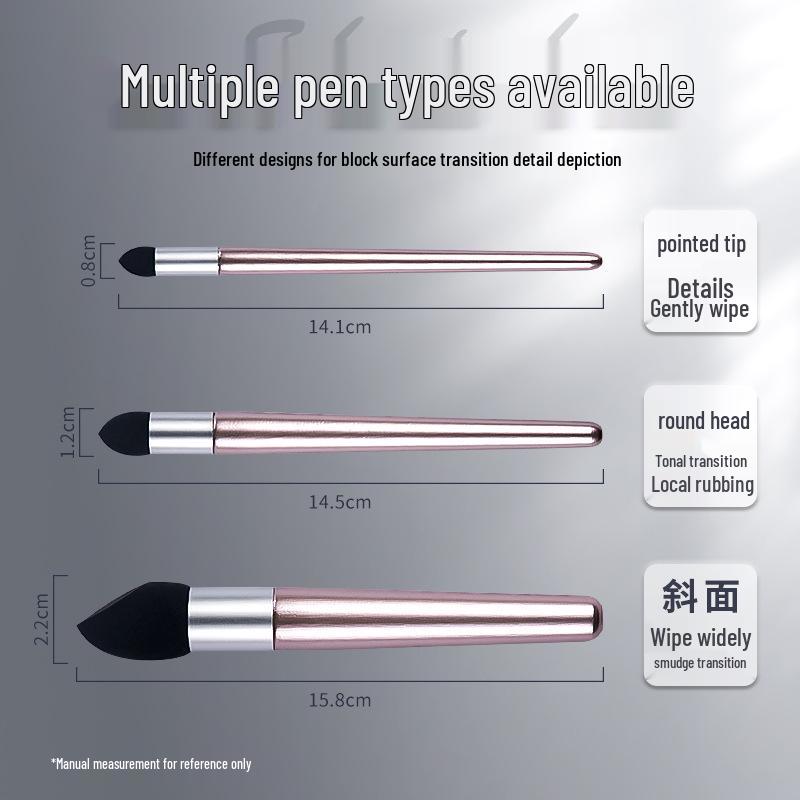 Gray Tone Pencil Art Set with Blending Tools and Makeup Sponge