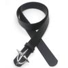 PU Leather Leather Belt Zinc Zinc Alloy Waistband Fashion Cross Star Buckle Belts  Women