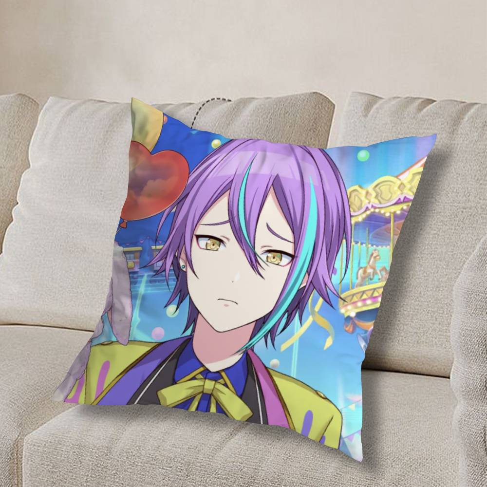 R-Rui Project Sekai Kamishiro  Pillow Case Sofa Living Room Bedroom Headboard Backrest Cushion Square Cushion Nap Time