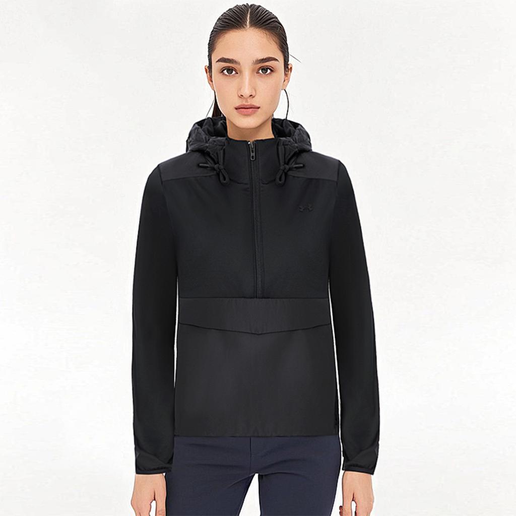 Under Armour Half-Zip Sports Training Running Slim Outdoor Warm Jacket Women Jackets 1382157-001