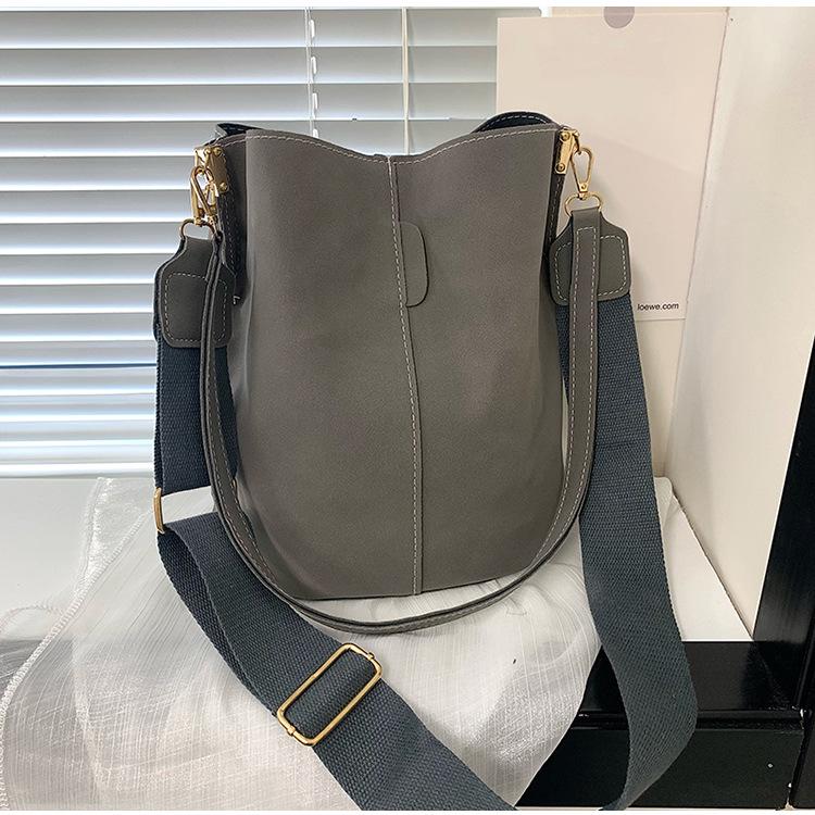 

Сумка-ведро - Шикарная минималистичная наплечная сумка и сумка через плечо для женщин серый