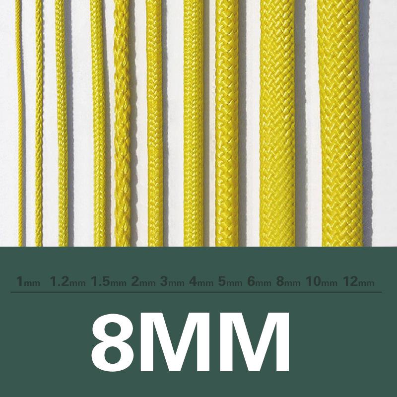 Aramid Fiber Fire Safety Rope: Flame Retardant, High-Temperature & Wear/Chemical Resistant, High-Strength, Free Shipping