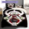 Zamasu Pattern Bedding,Quilt Set Quilt Cover Pillowcase Home Birthday Gift (1 * Duvet Cover + 2 * Pillowcase, Without Core)