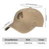 Ornate Horse Head Graphic Washed Cotton Baseball Cap Adjustable Outdoor Casual Unisex Hat