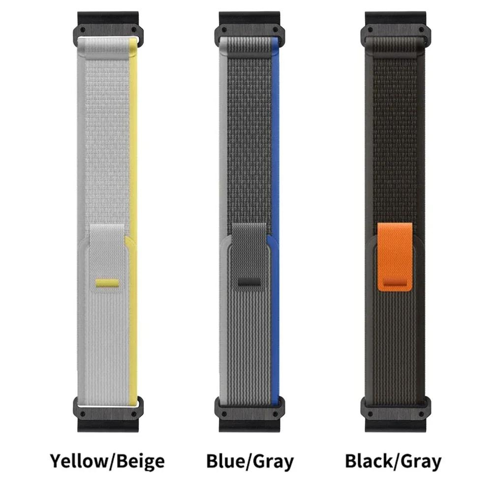 22mm 26mm Nylon Strap For Garmin Epix Pro 51mm 47mm Mk2i/Mk1 Enduro MARQ Gen 2 Outdoor Canvas Trail Loop Braided Quick Fit Bands