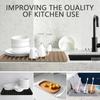 Silicone Drainage Mat Water-Draining Mat Kitchen Counter Silicone Drying Mat Dishware Ramp Drainage Mat