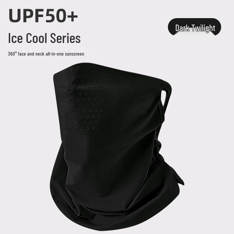 Unisex Summer Thin Ice Silk UV Protection Face Mask for Cycling