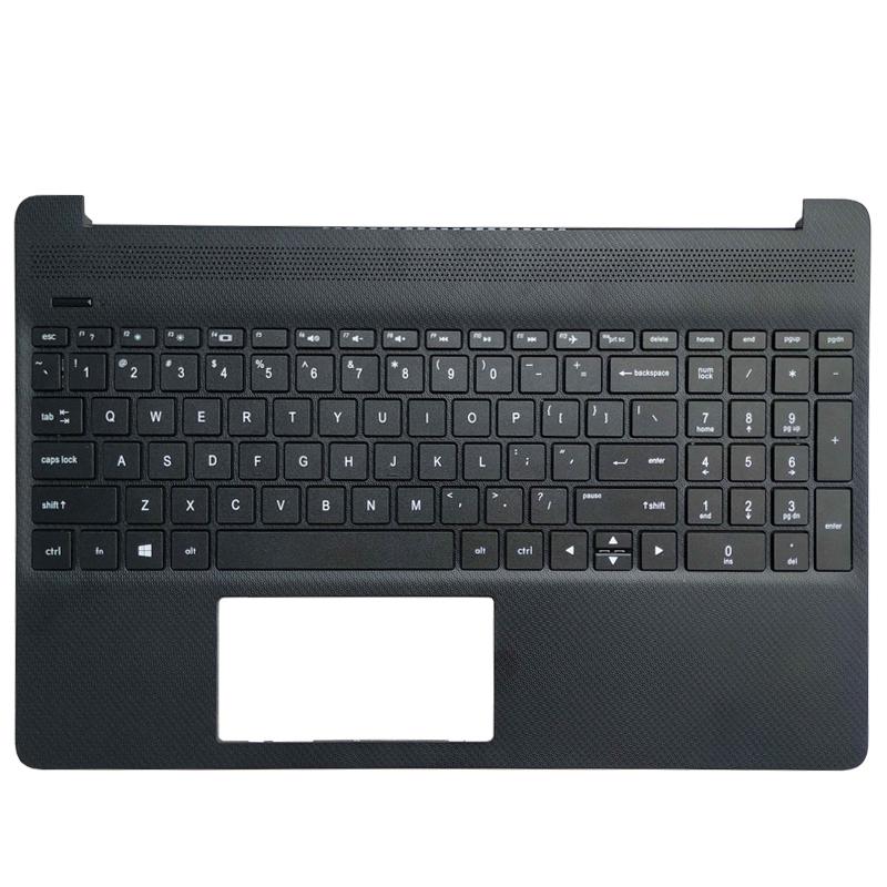 For HP 15-DY 15-EF 15S-FQ 15S-FR 15S-EQ TPN-Q222 Q230 Palm Rest shell Keyboard upper cover case L63578-001 L63579-001