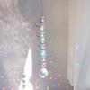 Spiral Wind Spinner Suncatcher Crystal Ball  Wind Chimes Rainbow Maker Swivel Hook Garden Decor