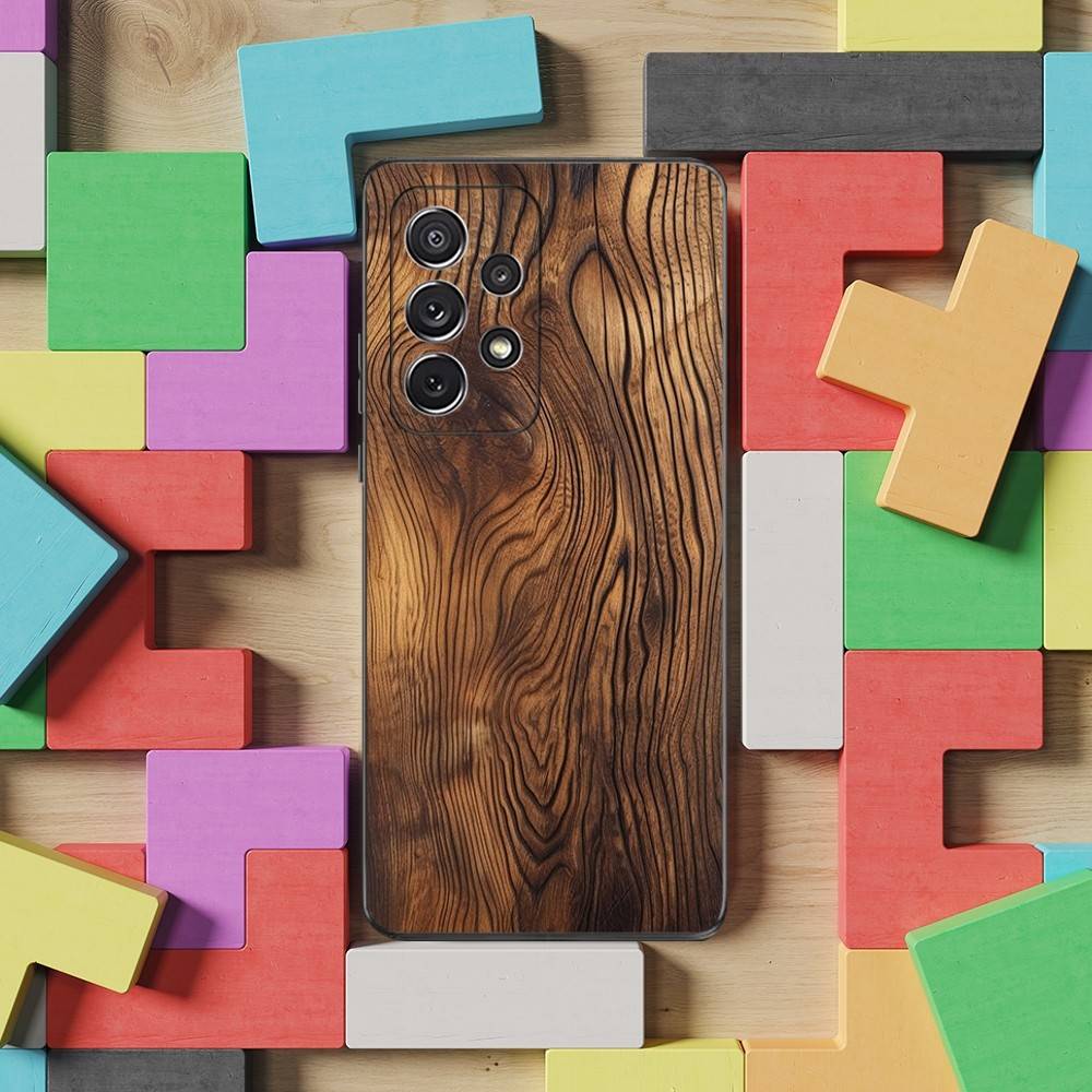 Natural Wood Pattern Phone Case For Samsung S22,S21,S20,S10,S9,S25,S24,S23,Ultra,FE,Plus,Lite,Soft Silicone Black
