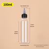 Transparent PET Squeeze Bottle with Pointed Mouth - Available in 30ml, 100ml, and 500ml Sizes