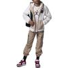 Jordan Color Block Logo Print Hooded Zip-Up Long Sleeve Jacket Kids Jackets Multi-Color FV2510-133