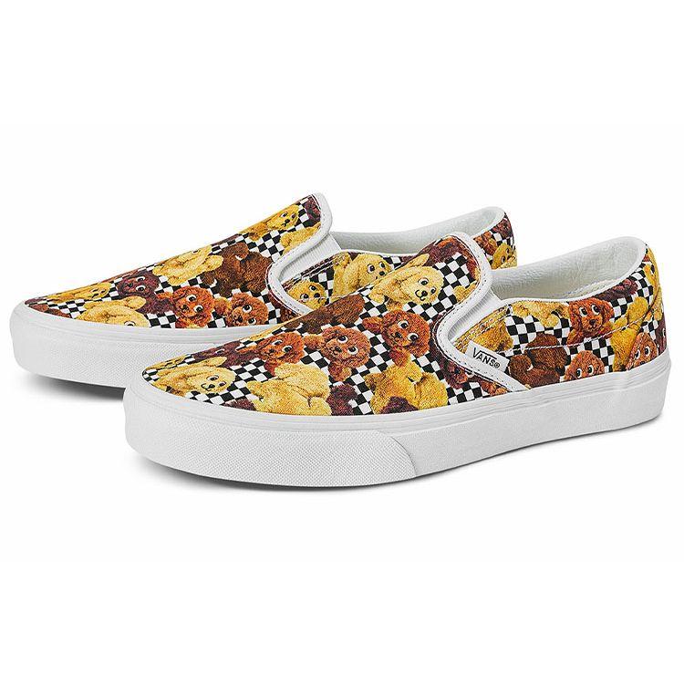 Vans Classic Slip-On Anaheim Factory - Animal Checkerboard Unisex Sneakers Brown Potting-Soil VN0A7VCFDMV