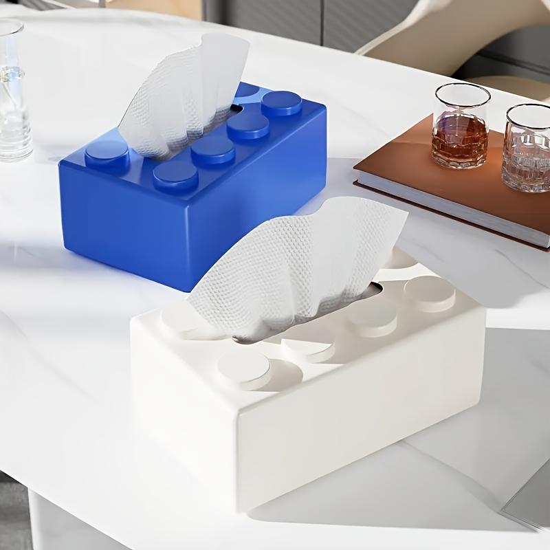 1pc Brick Style Tissue Box,Multifunctional Organizer Suitable for Kitchen,Bathroom,Living Room,Wall,Desktop Decorative Storage
