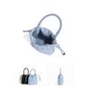 Niche Temperament Woven Bag Fashionable and Elegant High-end Handbag Drawstring Handwoven Bag Genuine Leather Retro Women's Bag