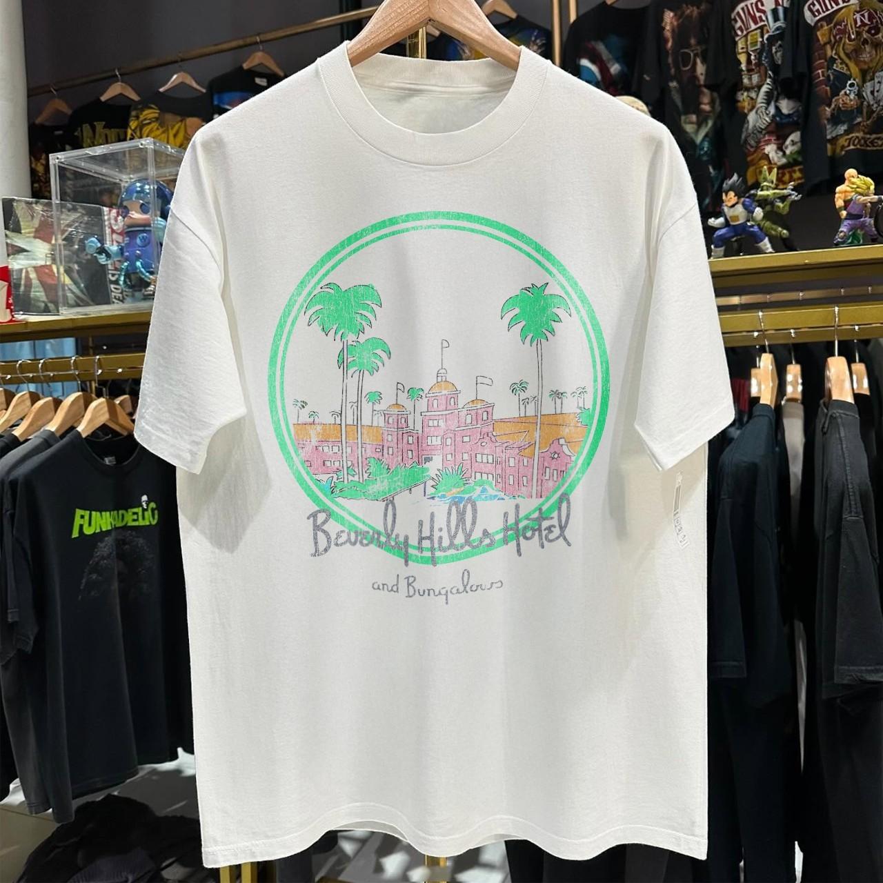 90s Beverly Hills Hotel & Bungalows Classic T-Shirt White M L