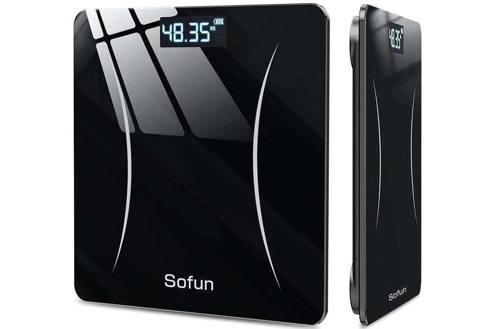 

New High and Digital Body Just Step High Supports up to Auto Tempered Batteries Included [2025 Standard! 0.05kg Accuracy, Ultra-Thin, чорний