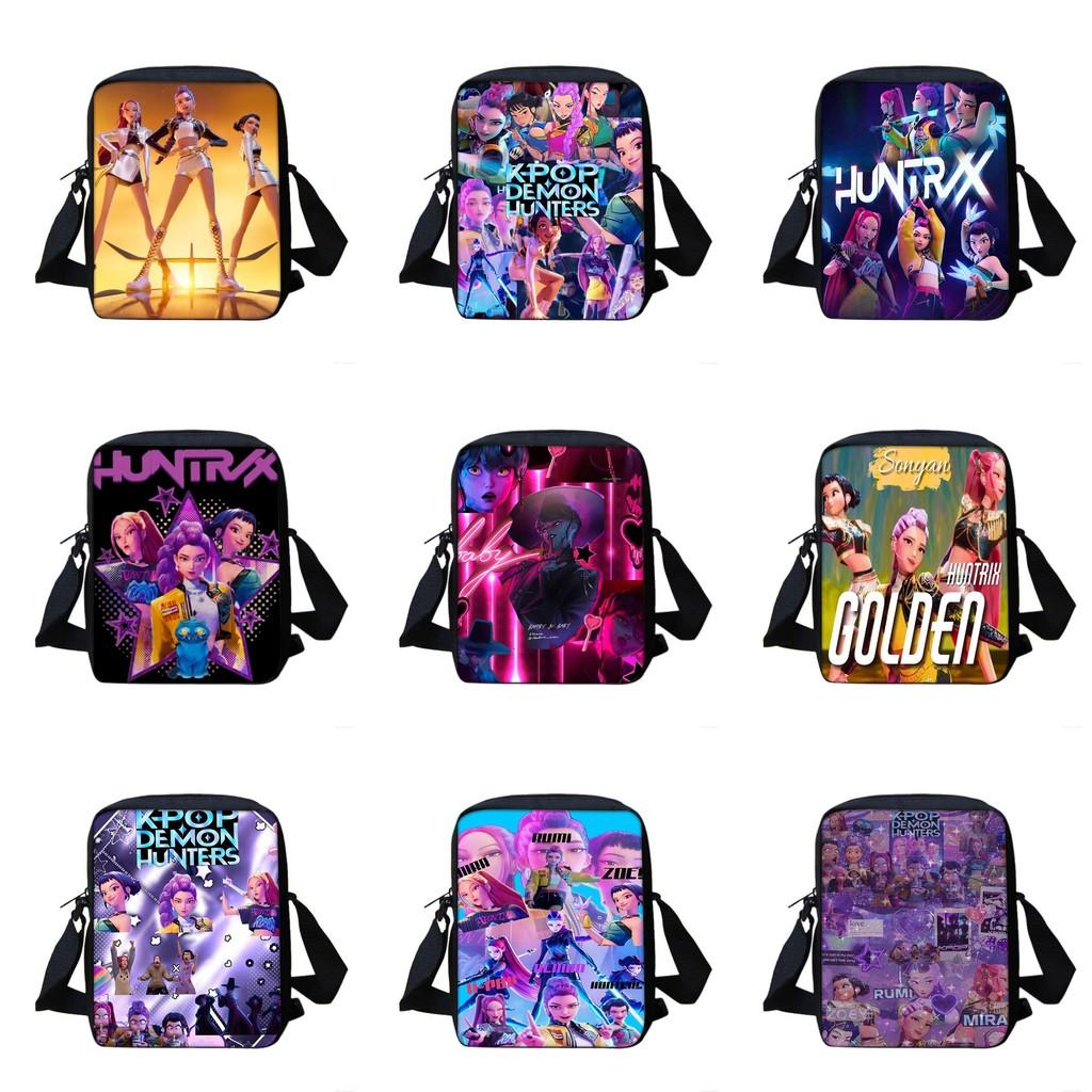Kpop Demon Hunters Crossbody Tas Met Geprint Ontwerp Voor Middelbare Scholieren
