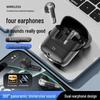 Q76 Dual In-ear Wireless Bluetooth Headset - Long Battery Life, High Sound Quality, Four-in-One Design