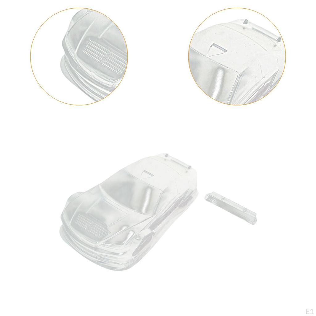 1/10 RC Car Body Drifting Shell Upgrade Sturdy Spare Parts Replacement Accessory Clear