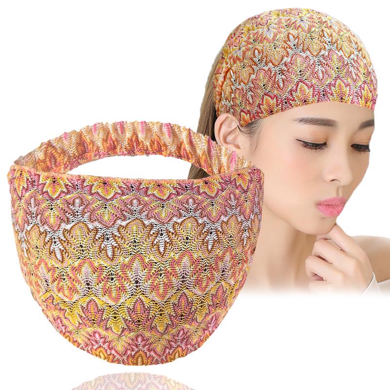 

Эластичный модный платок с широким краем для маскировки седых волос – Повязка на голову с бахромой для прогулок