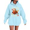 Women's Fashion Casual Long Sleeve Loose Printed Sweatshirt