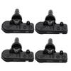 Black ABS Material: Compatible with Dodge, Fiat, Jeep, and Chrysler Tire Pressure Sensors.