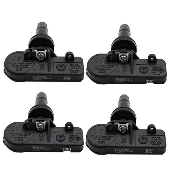 Black ABS Material: Compatible with Dodge, Fiat, Jeep, and Chrysler Tire Pressure Sensors.