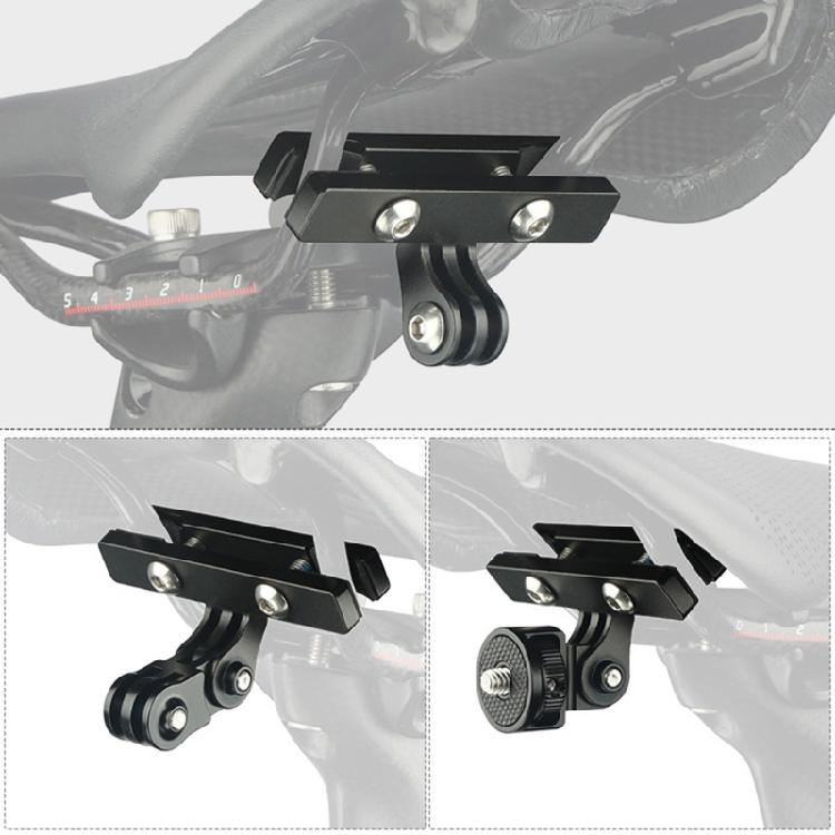 Bicycles Seat Post Rear Light Bracket Adjustable Saddles Action Camera Mount Bike Seatpost Rail Rear Light Holder