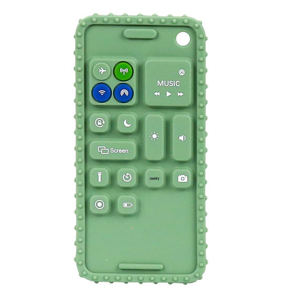 Silicone Teether Remote Control Toy for Babies 6+ Months