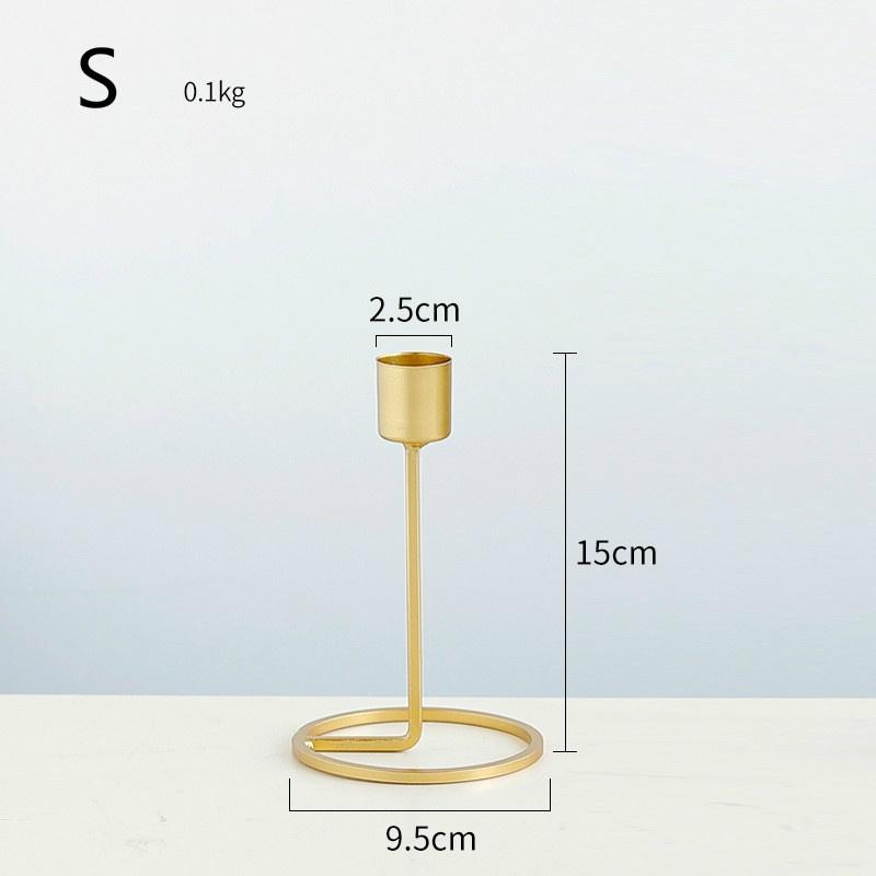 Xmas Candle Holder Candlestick Iron Craft Festival Party Decoration Ornament