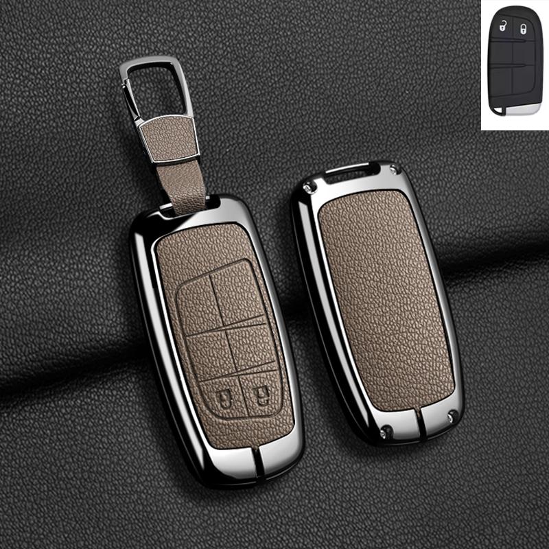 Metal Car Smart Key Case Cover Remote Control Protection Keyless Holder Fob Shell For Fiat Freemont Toro 500L 500X 2016-2018