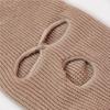 Motorcycle Windproof Full Face Knit Hats Custom SkiMask Men Warm Wool Balaclava Embroidery Winter Hats Knitted 3 Holes Ski Mask