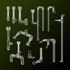 Transparent Fish Tank Water Pipe Acrylic Tube Fittings Elbow Joint Duck Bill Water Outlet Aquarium Accessries Rain Shower Outlet