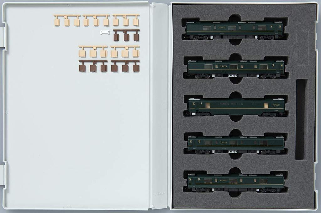 TOMIX N Gauge 87 Series TWILIGHT EXPRESS Mizukaze Additional Set 5 Cars 98332 Railway Model Diesel Car