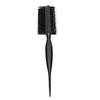 Double Sided Hair Brush Comb Rat Tail Fine Tooth Styling Comb for Sectioning Parting Black