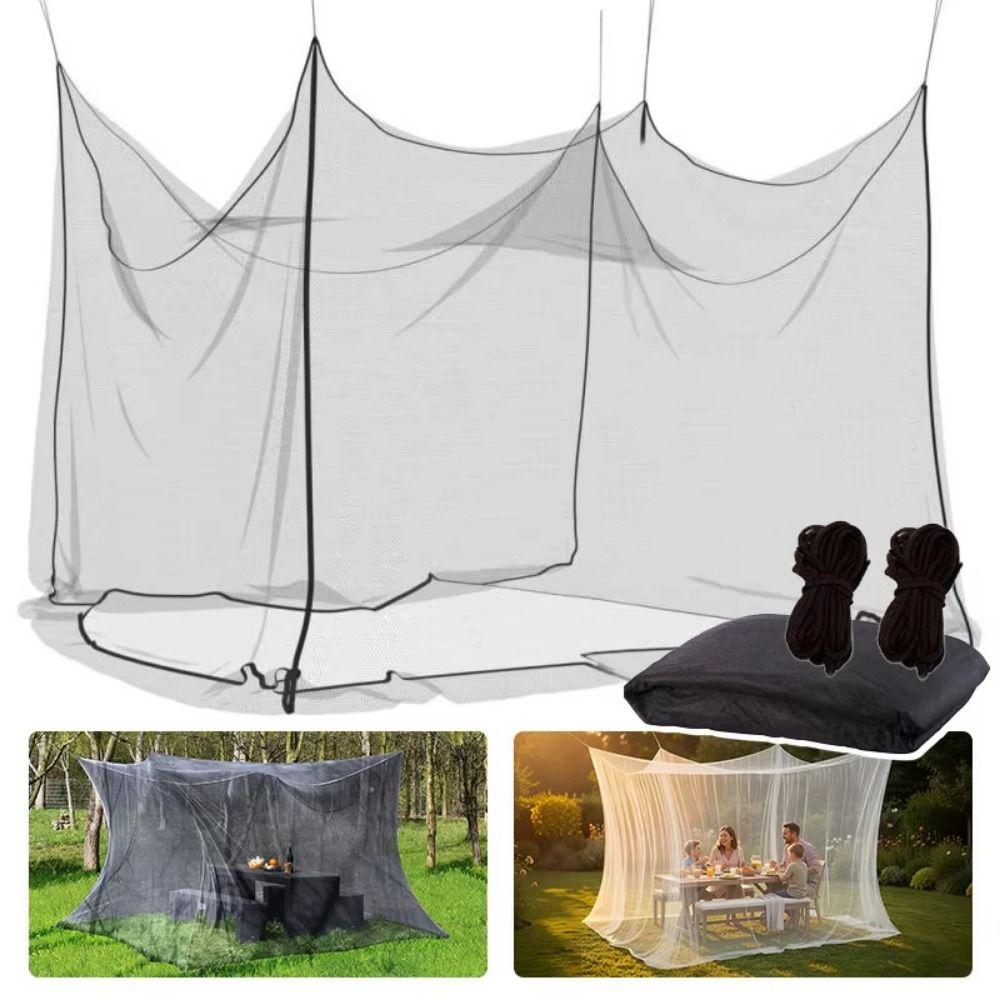 Large Mosquito Net Shelter Portable Mosquito Mesh Bed Drapes Outdoor Mosquito Net Tent Patio Use