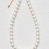 SORRY TOO MUCH LOVE 12mm White-ball Pearl Necklace_White