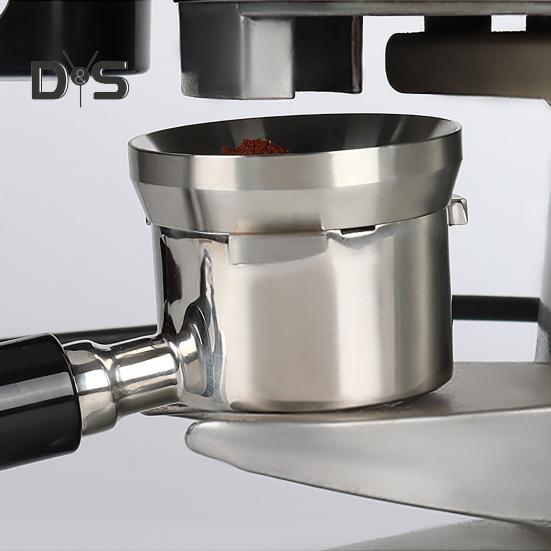 Nerezový dávkovací kroužek odolný proti rozlití potravin Portafilter Dávkovací nálevka na espresso pro kavárny