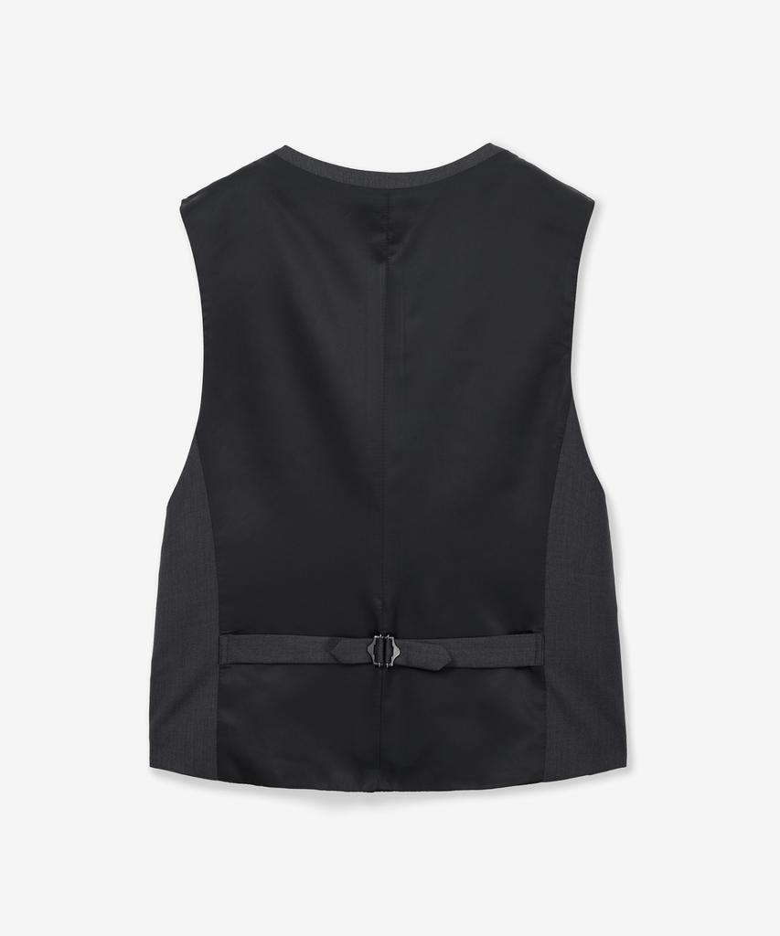 Tngt Classic Wool Suit Vest (Charcoal Gray) Tnve6E100Cg